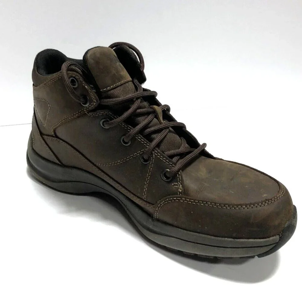 Dunham Simon Waterproof Boot Brown Leather Mens Size 8.5 M